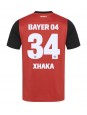 Billige Bayer Leverkusen Granit Xhaka #34 Hjemmedrakt 2024-25 Kortermet